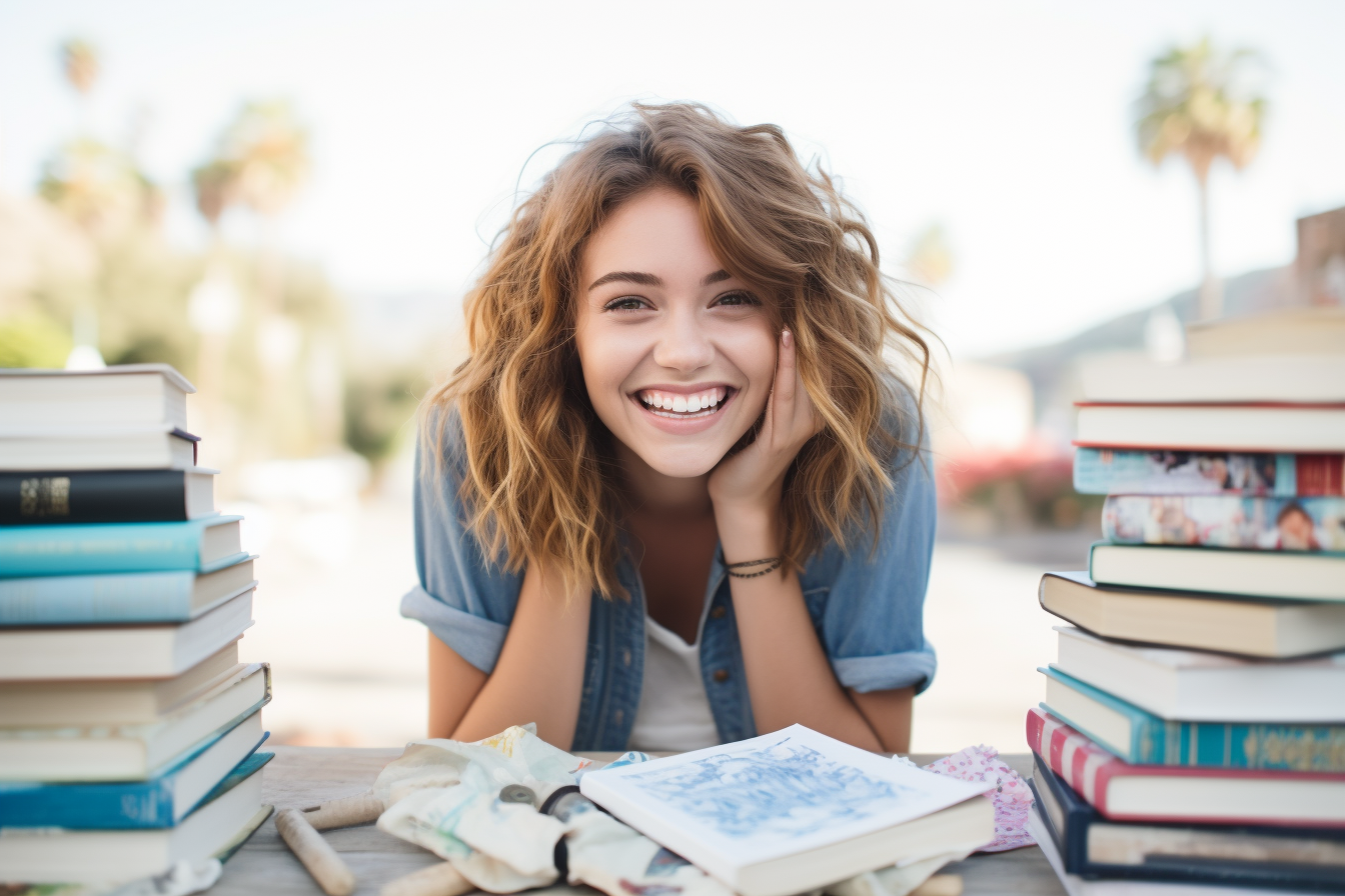 creativindie_close_up_portrait_cute_girl_laughing_holding_books_2c6d99b8-a521-4db3-9d07-0725d00be44d Book Cover Design Templates and 3D Mockups to Make Your Book Beautiful
