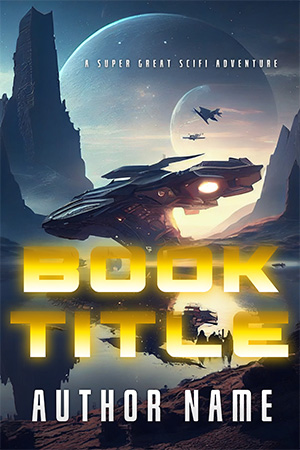scifi6thumb Book Cover Design Templates and 3D Mockups to Make Your Book Beautiful